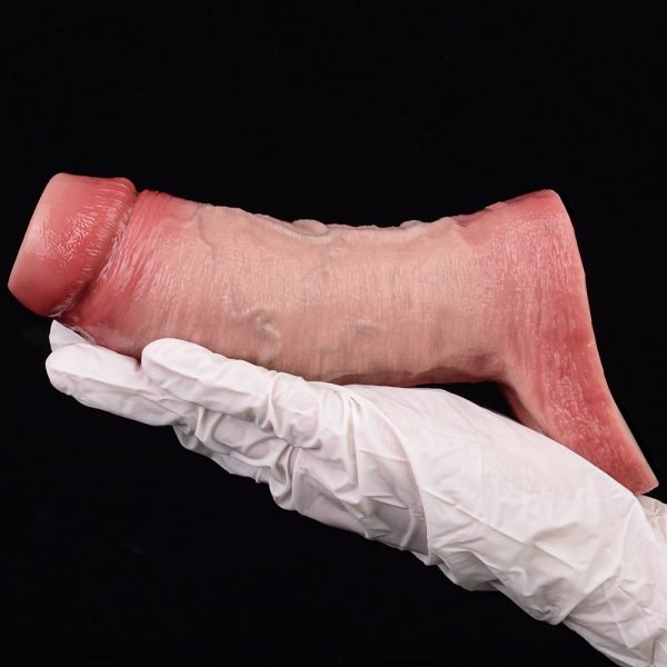 Schlanker Silikon-Blutpenis – 6 Inch Penis Extender für präzise Tiefenstimulation – Bild 4