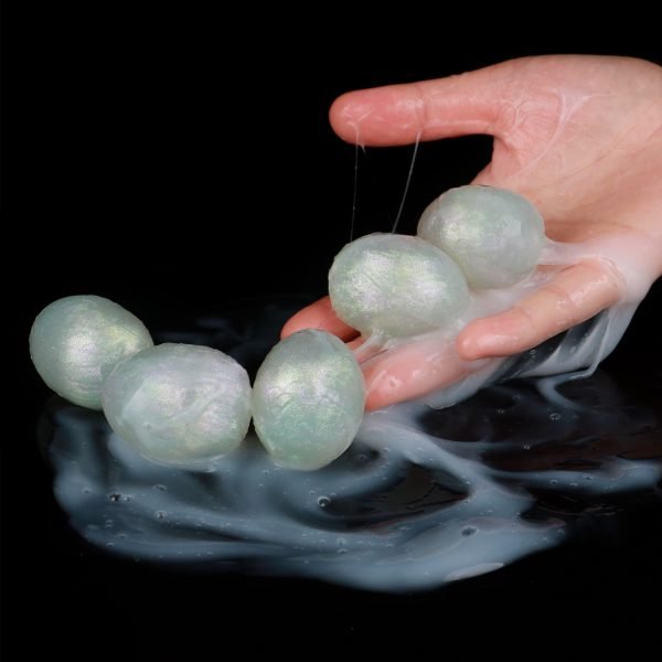 Fantasie-Analplug mit Eizellen-Ausstoß – realistischer spritzender Silikon-Sextoy – Bild 9