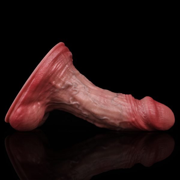 Fantasie-Gigant-Hoden-Dildo – Hautfarbene Silikon-Anal-Sexspielzeuge für Frauen – Bild 12