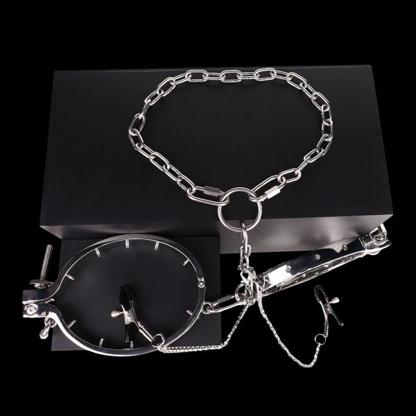 Metallische BDSM-Nippelklemmen – Edelstahlfessel für extreme Kontrolle & kinky Lust – Bild 13