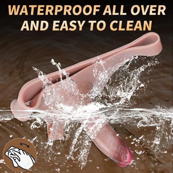 Realistischer 7-Zoll-Penis-Überzug – Silikon-Verlängerung für Männer – Bild 4