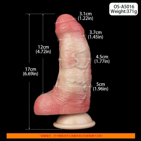 Tragbarer Realistik-Dildo in Hautfarbe – Weiches Silikon, kraftvolle penetration – Bild 8