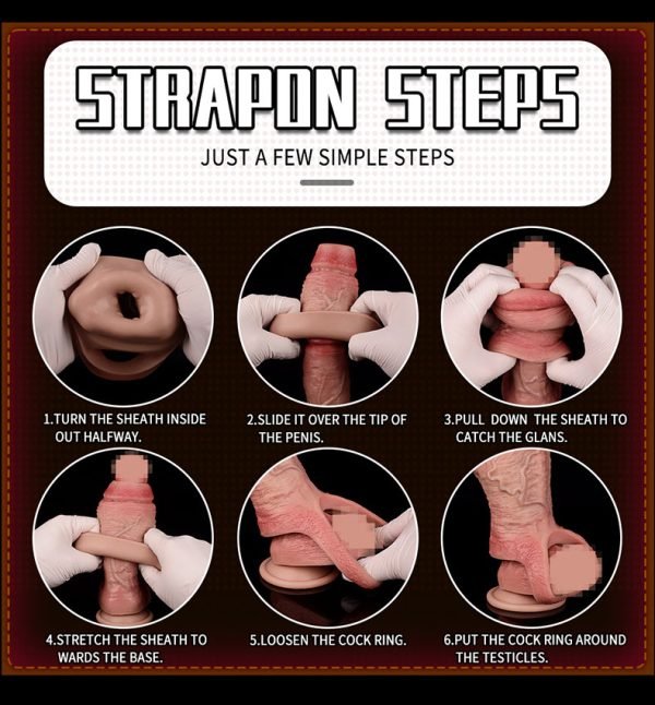 Schlanker Silikon-Blutpenis – 6 Inch Penis Extender für präzise Tiefenstimulation – Bild 8