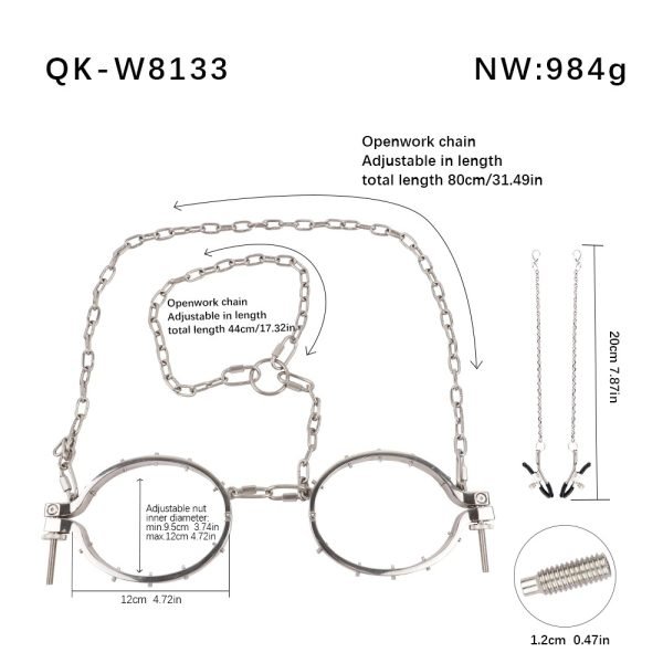 Metallische BDSM-Nippelklemmen – Edelstahlfessel für extreme Kontrolle & kinky Lust – Bild 14