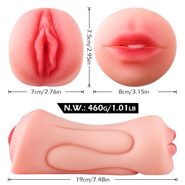 Betty Doppelöffnung-Taschenmuschi – Realistische Penis-Massage & intensive Solo-Stimulation – Bild 10
