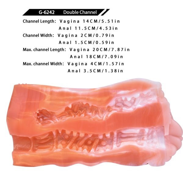 Rote Fuchs Fantasie Silikon Masturbationsbecher - Starkes Umhüllungsgefühl für Männer – Bild 8