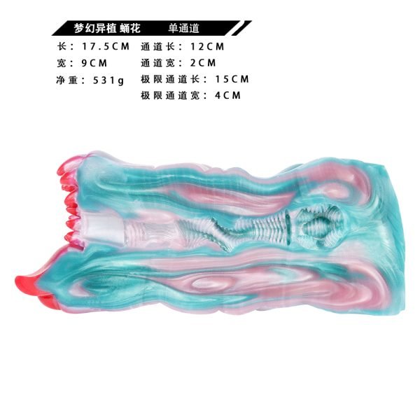 Fantasy Alien Taschenmuschi aus Silikon – Penismassager & Masturbator für Männer – Bild 4