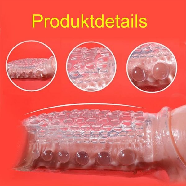 Transparente Silikon-Penishülle 4,5 Zoll – Doppelte Aufrüstung für verlängerte und verstärkte Erektionen – Bild 8