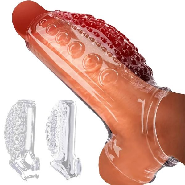 Transparente Silikon-Penishülle 4,5 Zoll – Doppelte Aufrüstung für verlängerte und verstärkte Erektionen – Bild 10