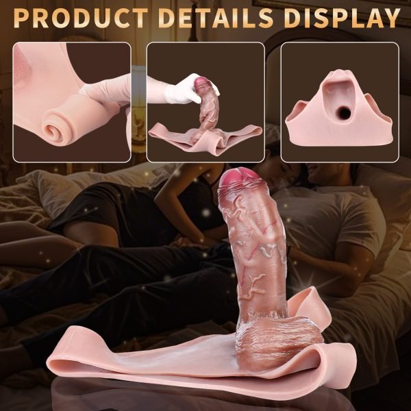 Silikon-Hose mit riesigem mikropenis – ideal für 5.5-Zoll-Penisse geeignet – Bild 8