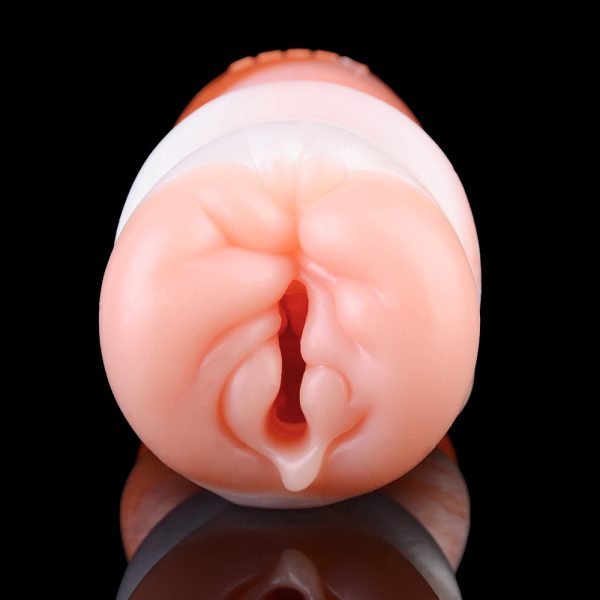 Yunmao Silikon Fantasie Penis-Massage-Taschenmuschi — Extra großes Schamlippendesign für Männer-Sextoys – Bild 6
