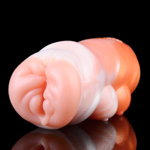Yunmao Silikon Fantasie Penis-Massage-Taschenmuschi — Extra großes Schamlippendesign für Männer-Sextoys