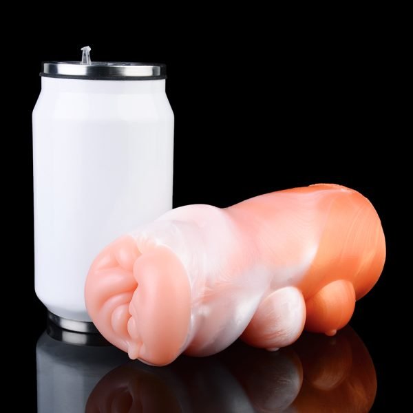 Yunmao Silikon Fantasie Penis-Massage-Taschenmuschi — Extra großes Schamlippendesign für Männer-Sextoys – Bild 8