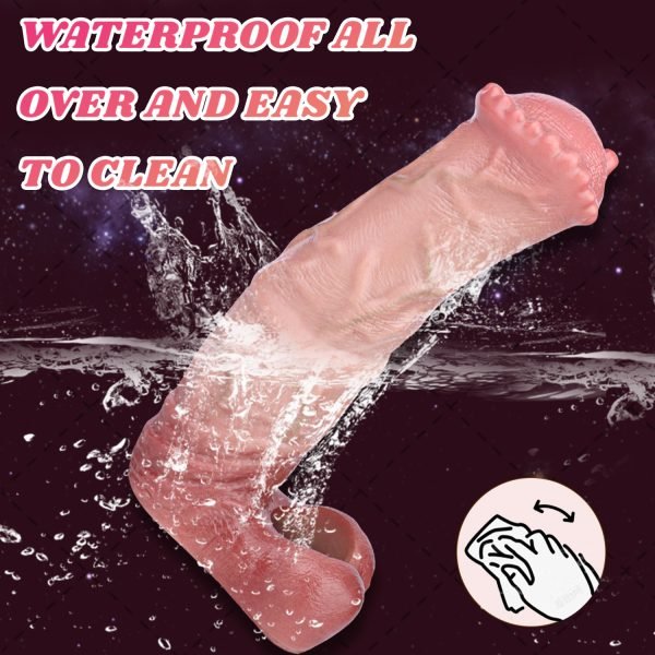 Fantasie Silikon 5 Inch Penissleeve – Verdickendes und verlängerndes Sextoy für Männer mit Erektionsproblemen – Bild 3