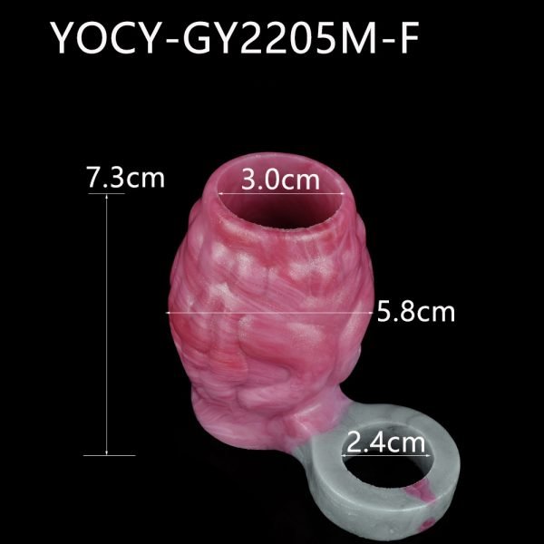 Anti-Rutsch-Ring-Silikonhülle – stabiler beschnittener penis Extender für echte Männlichkeit – Bild 5