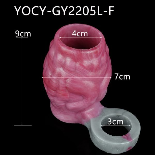 Anti-Rutsch-Ring-Silikonhülle – stabiler beschnittener penis Extender für echte Männlichkeit – Bild 6