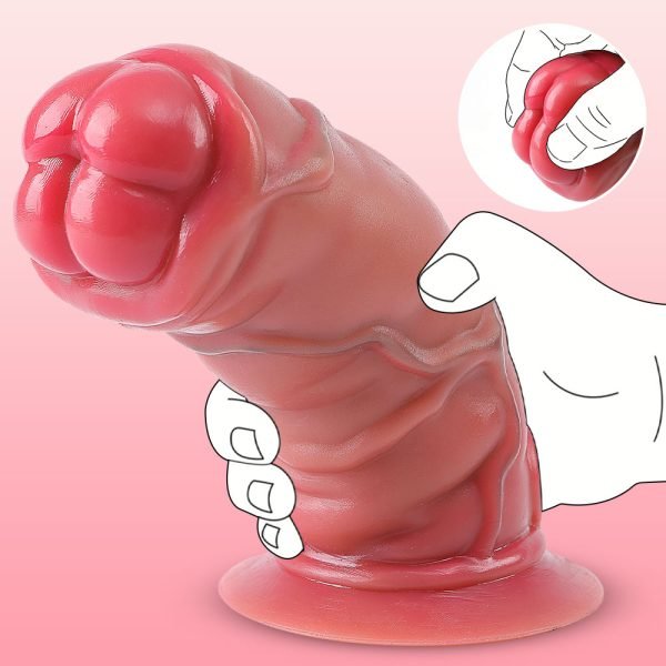 Fantasie-inspirierter Anal-Dildo – Aktivierendes Silikonspielzeug für vaginale Masturbation