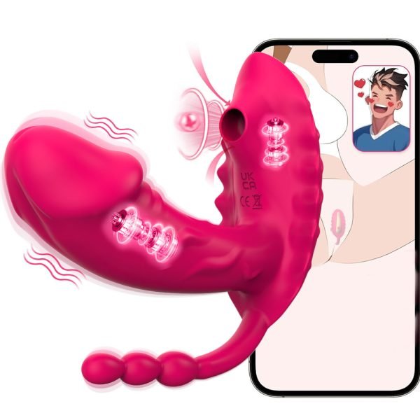 Einführbarer Vibrationsdildo mit Anal Beads – Ankerförmiges Sexspielzeug für maximale Stimulation – Bild 13