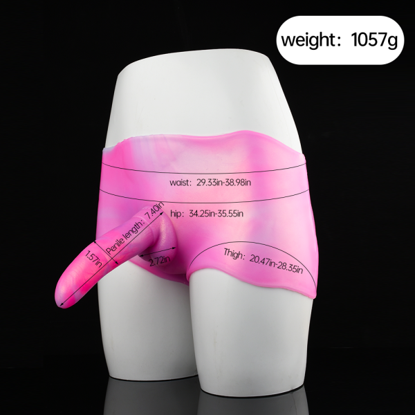 Damen-Strap-On mit realistischem Dildo – Kurvige Ästhetik und echtes Hautgefühl – Bild 2