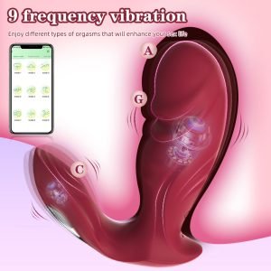 Einführbarer Vibrator in Penisform – 3in1 Masturbator für Frauen
