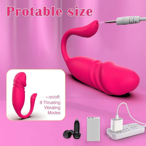 Multifunktionaler Vibrator mit Stoßfunktion – Zur Stimulation von Klitoris und innerer Sensibilität – Bild 4