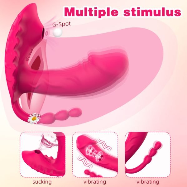 Einführbarer Vibrationsdildo mit Anal Beads – Ankerförmiges Sexspielzeug für maximale Stimulation – Bild 5