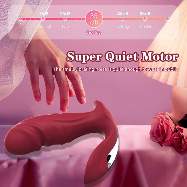 Einführbarer Vibrator in Penisform – 3in1 Masturbator für Frauen – Bild 6