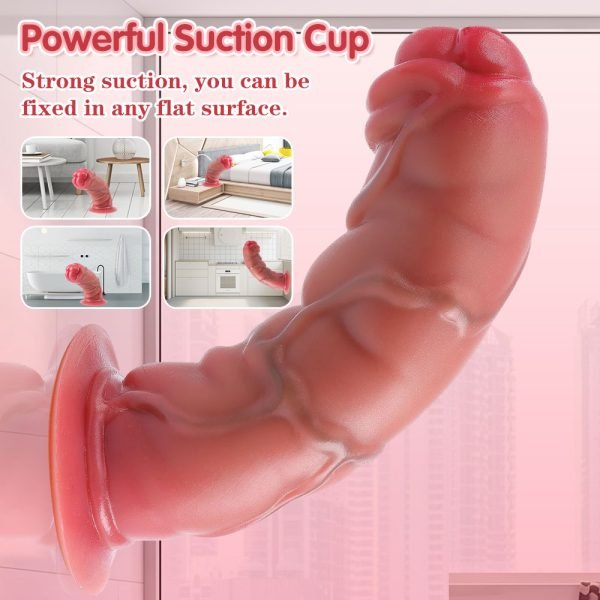 Fantasie-inspirierter Anal-Dildo – Aktivierendes Silikonspielzeug für vaginale Masturbation – Bild 6