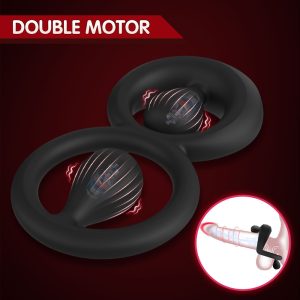 Vibrierender Penis-Massage-Cock Ring – Doppelte Stimulation & Verzögerter Höhepunkt für intensiven Sexspaß