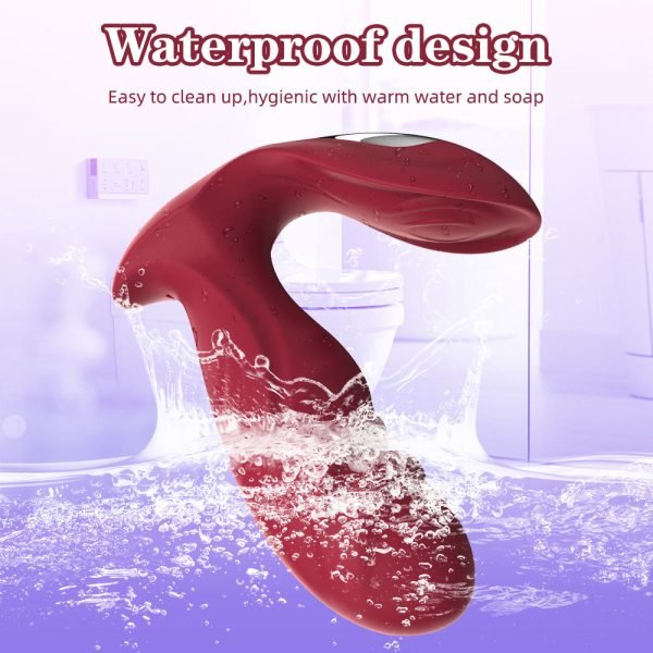 Einführbarer Vibrator in Penisform – 3in1 Masturbator für Frauen – Bild 7