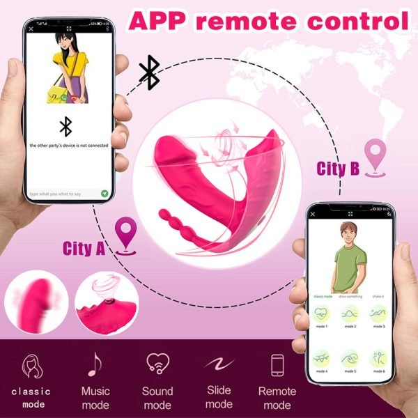 Einführbarer Vibrationsdildo mit Anal Beads – Ankerförmiges Sexspielzeug für maximale Stimulation – Bild 8