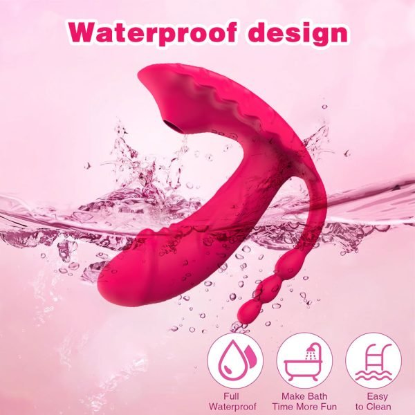 Einführbarer Vibrationsdildo mit Anal Beads – Ankerförmiges Sexspielzeug für maximale Stimulation – Bild 9