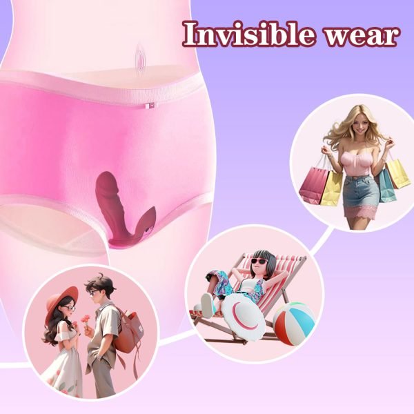 Einführbarer Vibrator in Penisform – 3in1 Masturbator für Frauen – Bild 11