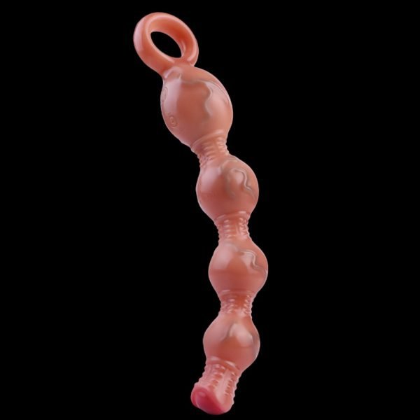 Silicon Dreifach Analbeads Vibrations-Dildo – Vaginastimulation für Frauen – Bild 4