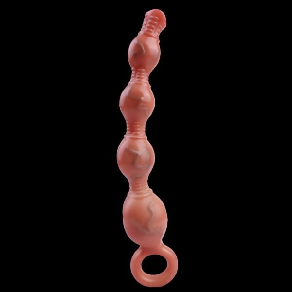 Silicon Dreifach Analbeads Vibrations-Dildo – Vaginastimulation für Frauen – Bild 5