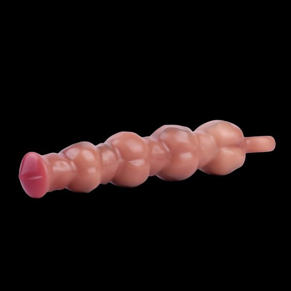 Anal Beads Fantasy Dildo Plug – Vibrator aus Silikon für vaginale Selbststimulation bei Frauen – Bild 6