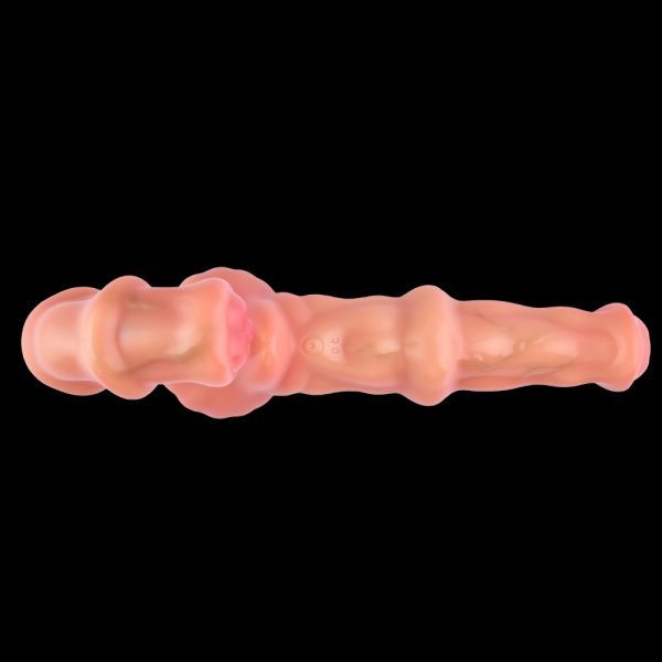 Tragbarer Vibrations-Doppeldildo – Das resonante Lustinstrument für lesbische Paare – Bild 11
