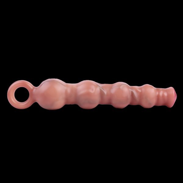 Anal Beads Fantasy Dildo Plug – Vibrator aus Silikon für vaginale Selbststimulation bei Frauen – Bild 8