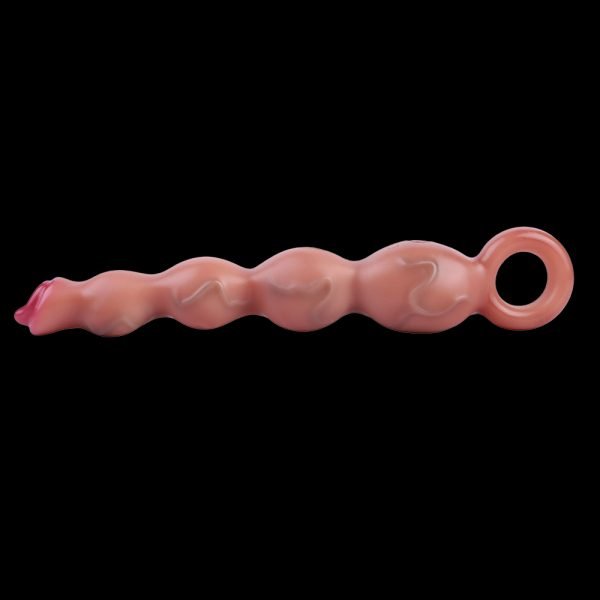 Multifunktionaler Vibrierender Analplug mit Anal Beads – Drei-Phasen-Resonanz-Wechselmodus aus Silikon – Bild 5