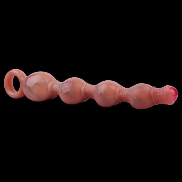 Silicon Dreifach Analbeads Vibrations-Dildo – Vaginastimulation für Frauen – Bild 3
