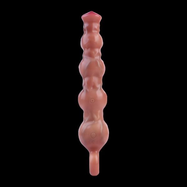 Anal Beads Fantasy Dildo Plug – Vibrator aus Silikon für vaginale Selbststimulation bei Frauen – Bild 4