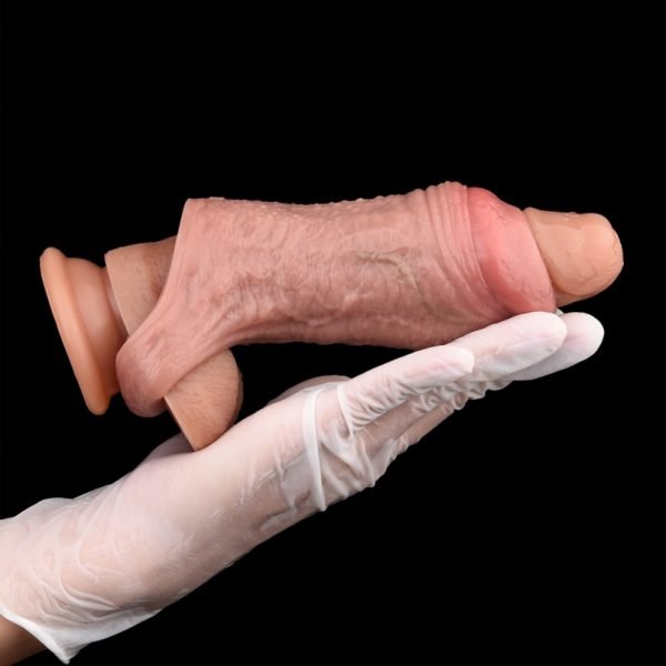 Realistischer 5,23 Zoll Haut-Silikon Mikropenis - Verzögerungs- und Erektionsstärkungs-Hilfsmittel für Männer – Bild 10