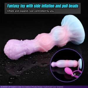 Fantastisches Monster Kugel Aufblasbarer Dildo - Weibliche Vagina Dehnungsinstrument