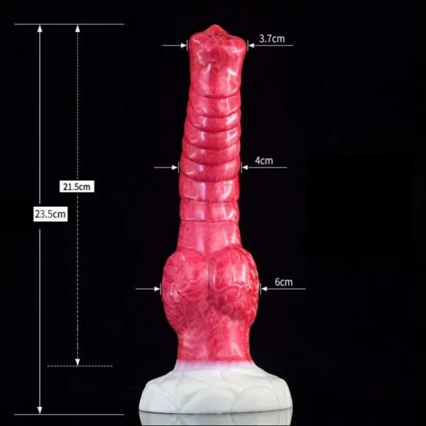 Strap-On Fantasy Monster Dildo – Einführbares G-Punkt Stimulationsspielzeug – Bild 5