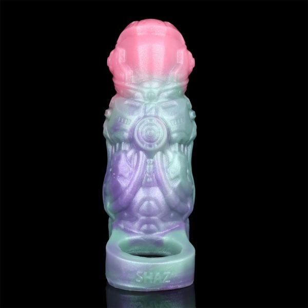 Männlicher Vaginapenis Verdickung - Glänzende Silikon-Penis-Vergrößerungsspielzeug – Bild 2