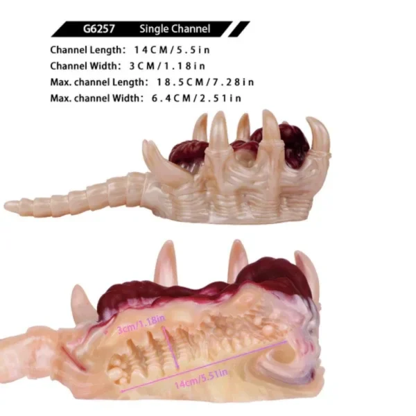 Monster Skorpion Fantasy Pocketpussy 5000 - Penisdurchdringender Massage-Masturbator – Bild 5