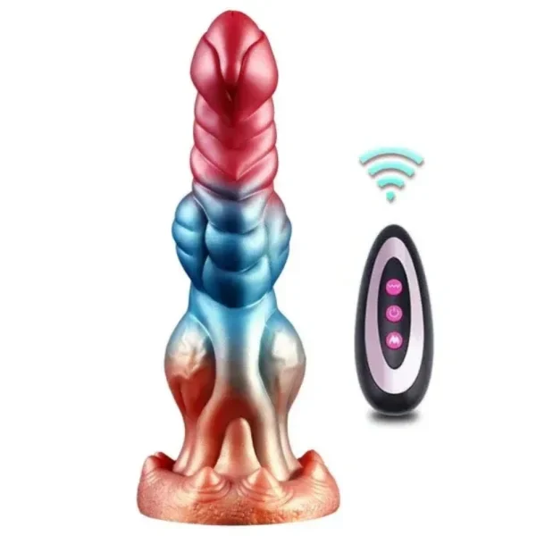 Vibrierendes Fantasy-Dragondildo – Einführbares Stimulationsspielzeug für den weiblichen G-Punkt – Bild 4