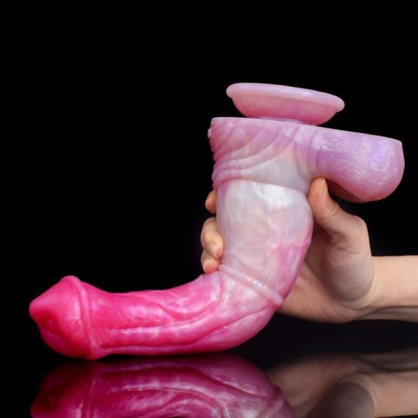 Einführbarer Monster Fantasy Dragon Dildo - Silikon Saugfuß Masturbator für Frauen – Bild 9
