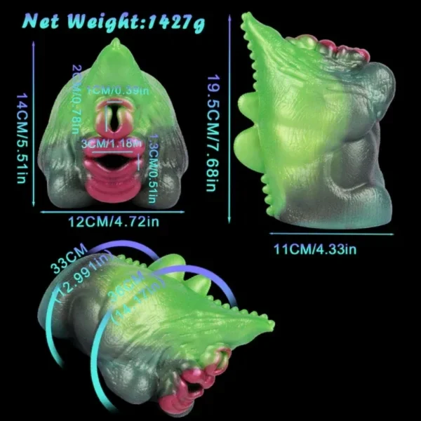 Fantasie Tierhintern Silikon Pocketpussy 5000 - Einzigartiges Doppelkanal Masturbator Design – Bild 3