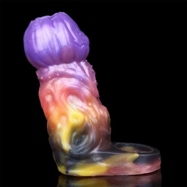 Fantasy Kürbiskopf Vaginapenis – Silikon-Sexspielzeug zur Verlängerung der Männlichen Ausdauer – Bild 5